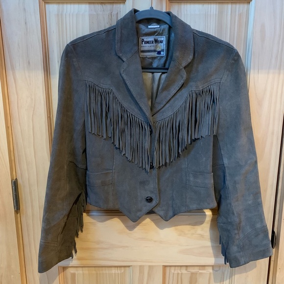 Pioneer Wear Jackets & Blazers - Vintage Pioneer Wear Suede Fringe Jacket